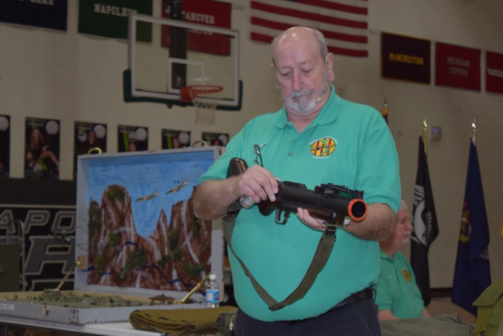 Local VVA chapter shares life from Vietnam with NHS students